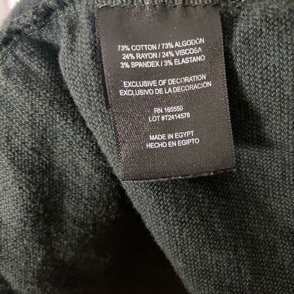 32 Degrees Heat XXL Cozy Button-Up Shirt Black Stretch Cotton Blend Long Sleeve - Picture 4 of 10